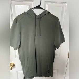 Under Armour Navy Green Hoodie T-Shirt